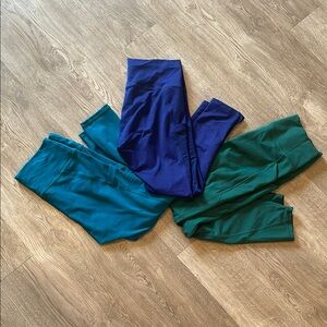 Fabletics Leggings Trio Size Medium